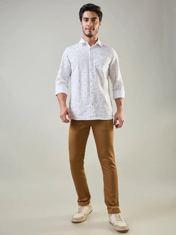 Khakhi Ferdinand Slim Tapered Fit Tim Paris
