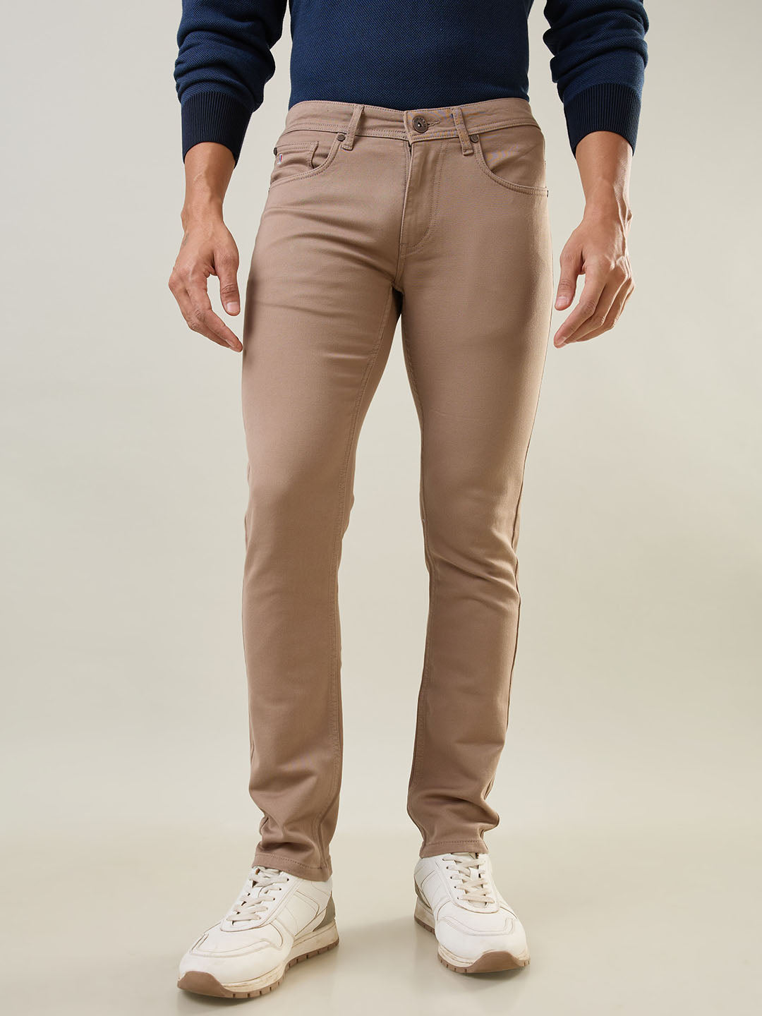 Light Brown Ferdinand Slim Tapered Fit
