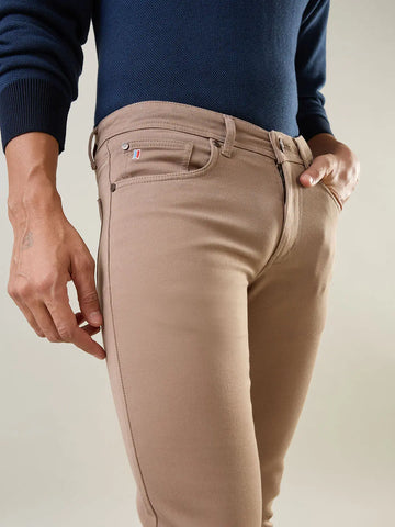 Light Brown Ferdinand Slim Tapered Fit Tim Paris