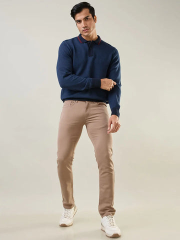 Light Brown Ferdinand Slim Tapered Fit Tim Paris