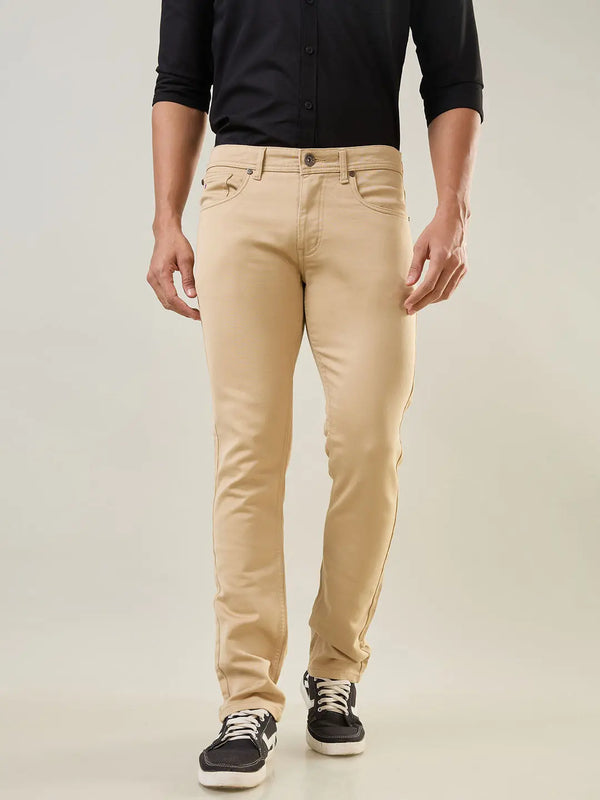Light Camel Ferdinand Slim Tapered Fit Tim Paris