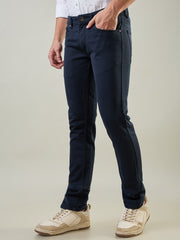 Navy Blue Ferdinand Slim Tapered Fit Jeans