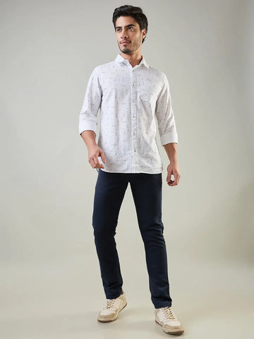 Navy Blue Ferdinand Slim Tapered Fit Jeans Tim Paris