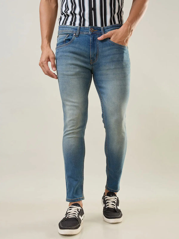 Light Tint Indigo Kane Skinny Ankle Fit Tim Paris