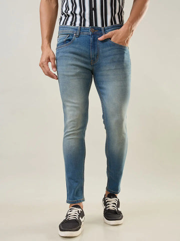 Light Tint Indigo Kane Skinny Ankle Fit Tim Paris
