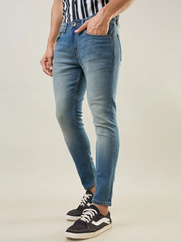 Light Tint Indigo Kane Skinny Ankle Fit Tim Paris