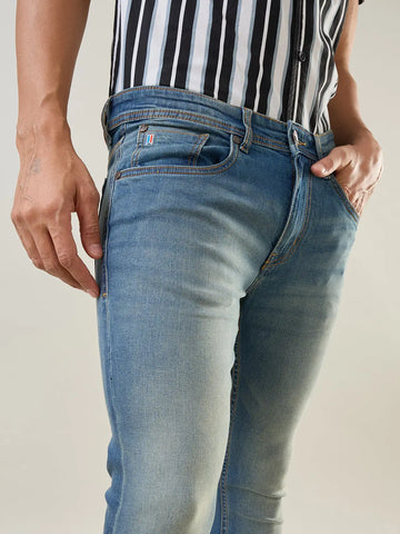 Light Tint Indigo Kane Skinny Ankle Fit Tim Paris