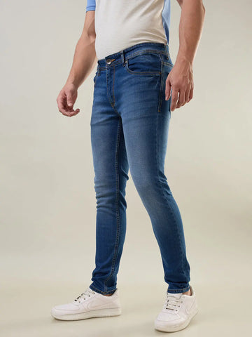 Light Indigo Hugo Skinny Fit Jeans TIM PARIS