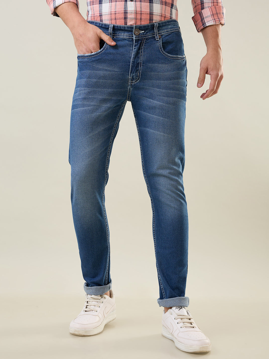 Light Indigo Hugo Skinny Fit