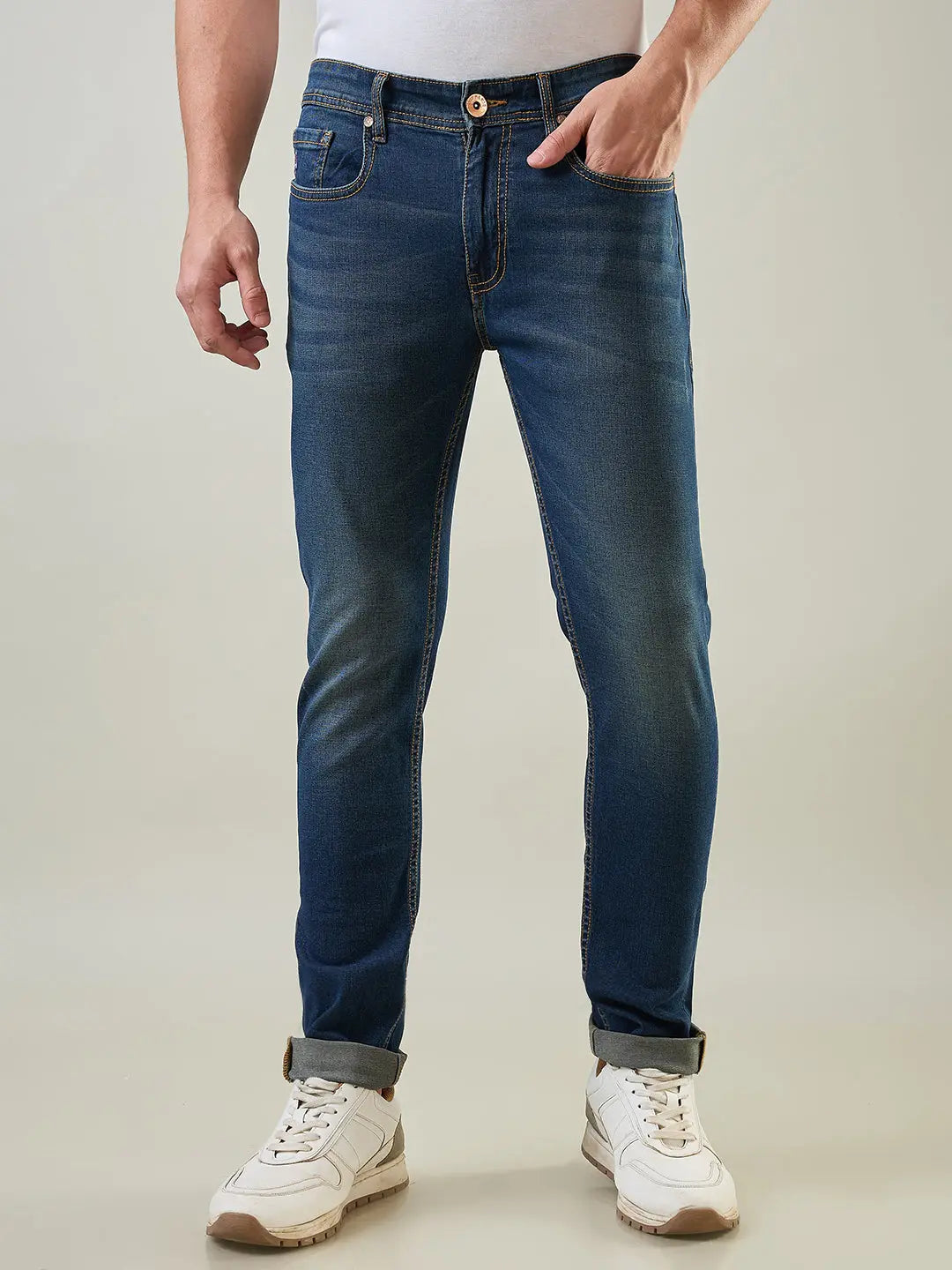 Medium Indigo Hugo Skinny Jeans TIM PARIS