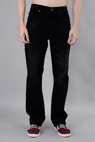Charcoal Straight Fit Stretch Jeans Tim Paris