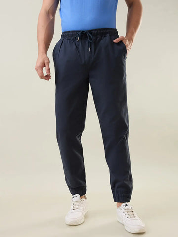 Navy Regular Fit Jogger Tim Paris