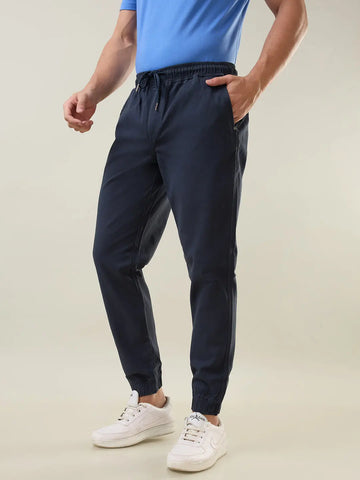 Navy Regular Fit Jogger Tim Paris