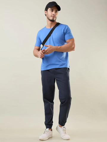 Navy Regular Fit Jogger Tim Paris