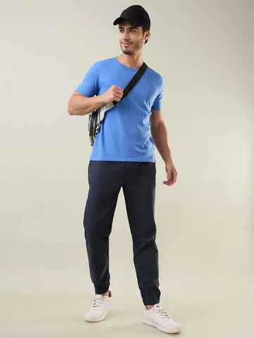 Navy Regular Fit Jogger Tim Paris