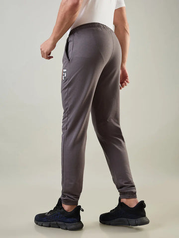 Poppy Seed Grey Regular Fit Lounge Pants Tim Paris