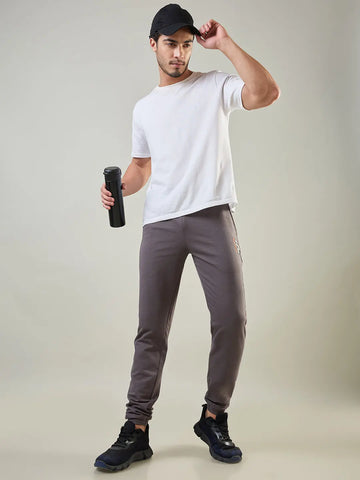 Poppy Seed Grey Regular Fit Lounge Pants Tim Paris