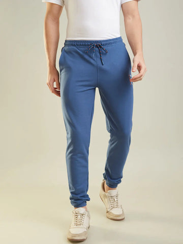 Stellar Blue Regular Fit Lounge Pants Tim Paris