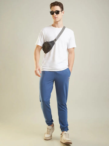 Stellar Blue Regular Fit Lounge Pants Tim Paris