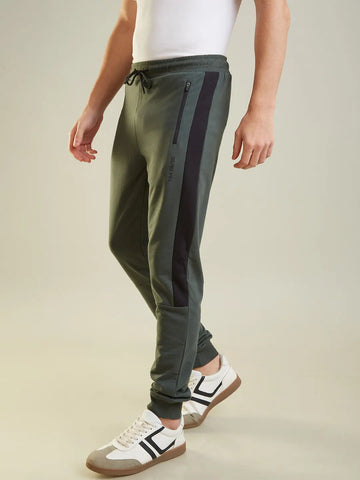 Green Regular Fit Lounge Pant Tim Paris