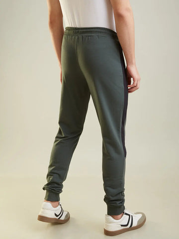 Green Regular Fit Lounge Pant Tim Paris