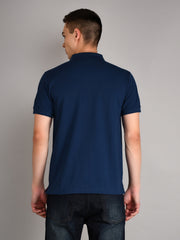 Sailor Blue Solid Polo T-Shirt