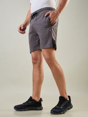 Poppy Seed Grey Regular Fit Shorts