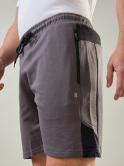 Poppy Seed Grey Regular Fit Shorts