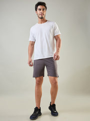Poppy Seed Grey Regular Fit Shorts