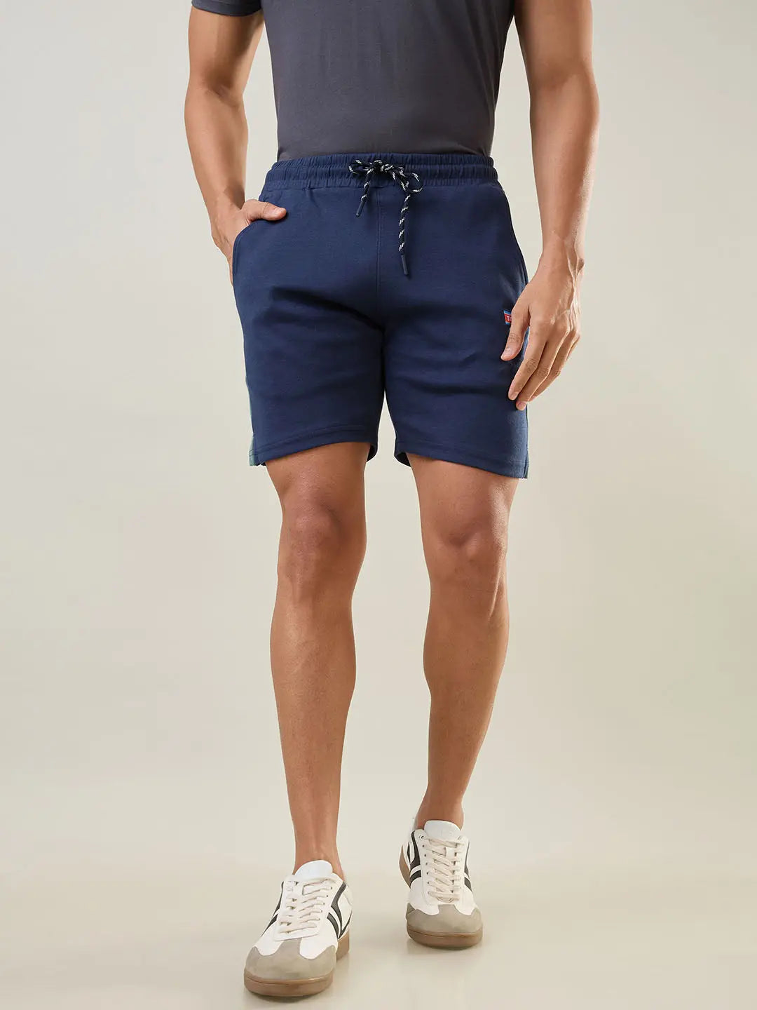 Dress Blue Regular Fit Shorts Tim Paris