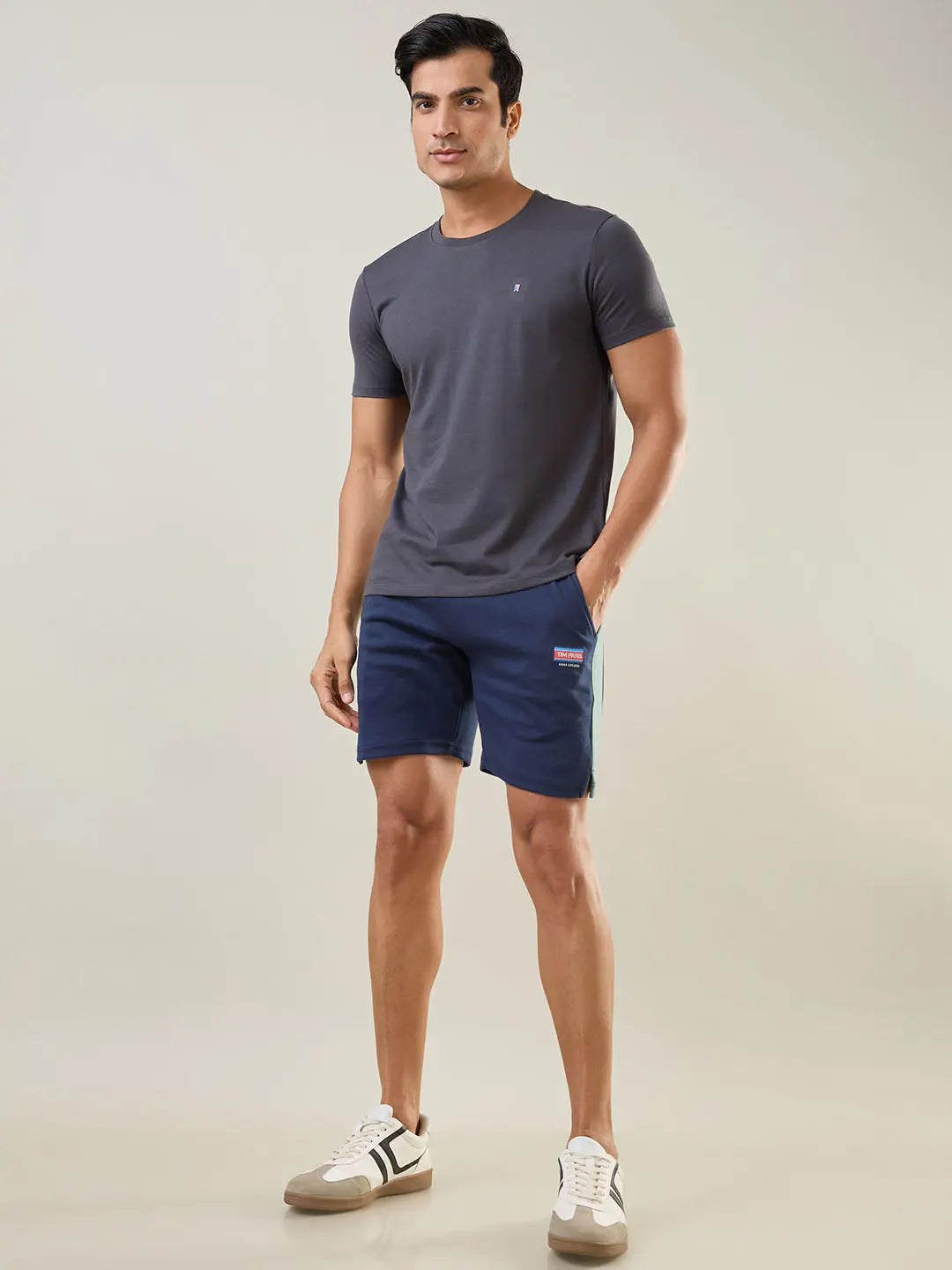 Dress Blue Regular Fit Shorts Tim Paris