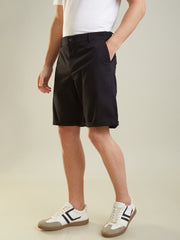 Black Regular Shorts