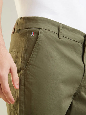 Olive Regular Fit Shorts Tim Paris