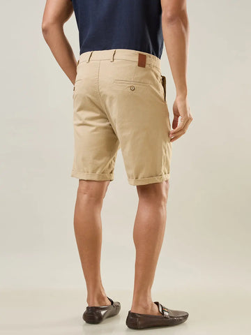 Brown Regular Fit Shorts Tim Paris