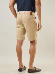 Brown Regular Fit Shorts