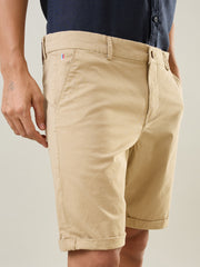Brown Regular Fit Shorts