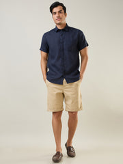 Brown Regular Fit Shorts