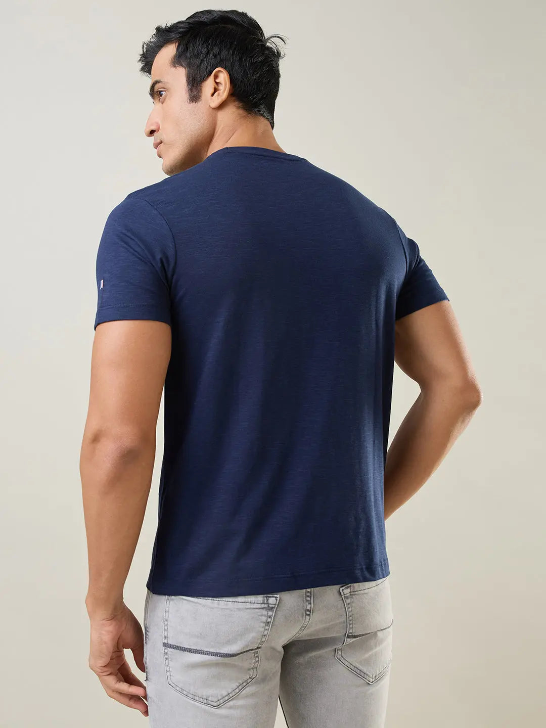 Black Irish Printed Regular Fit T-Shirt TIM PARIS