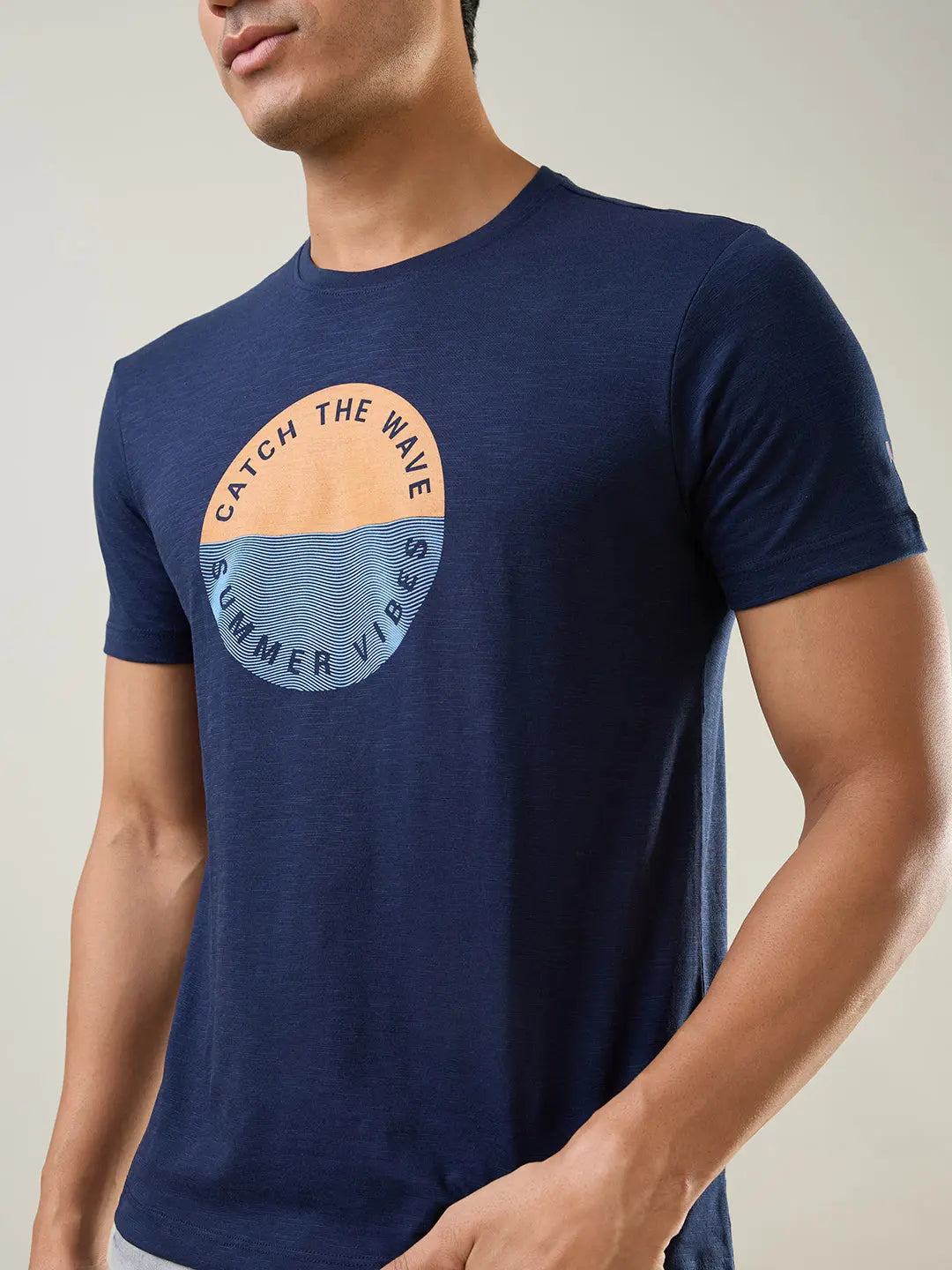 Black Irish Printed Regular Fit T-Shirt TIM PARIS