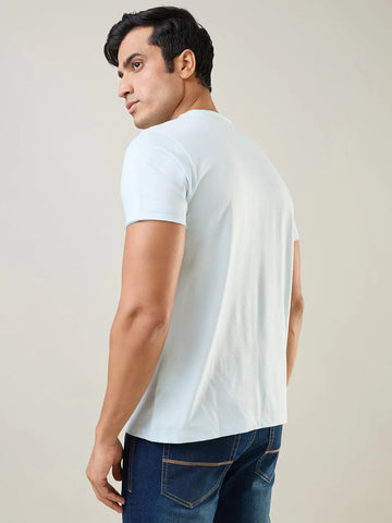 Cooling Spray Solid Regular Fit T-Shirt TIM PARIS