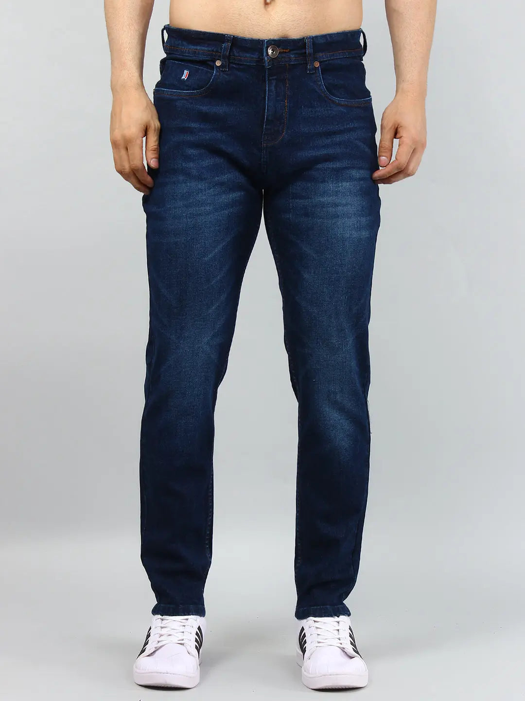Dark Wash Ferdinand Slim Tapered Jeans TIM PARIS