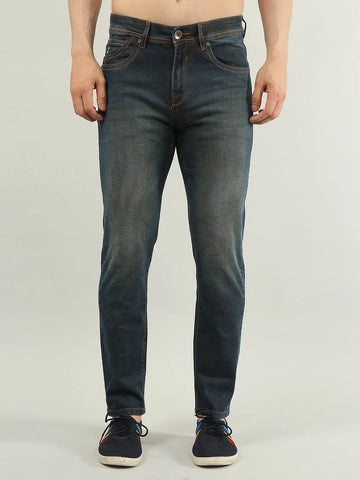Dark Wash Ferdinand Slim Tapered Jeans TIM PARIS