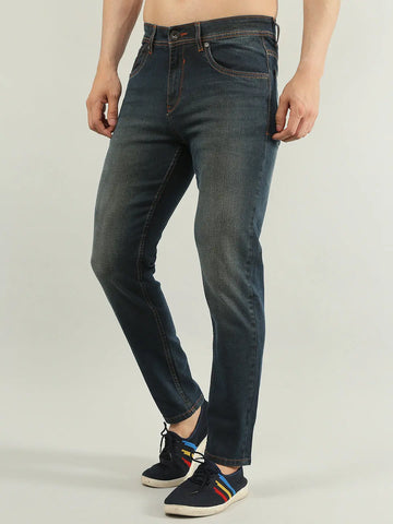 Dark Wash Ferdinand Slim Tapered Jeans TIM PARIS