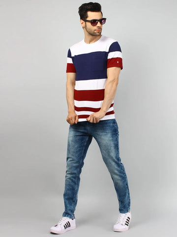 Dark Wash Ferdinand Slim Tapered Jeans TIM PARIS