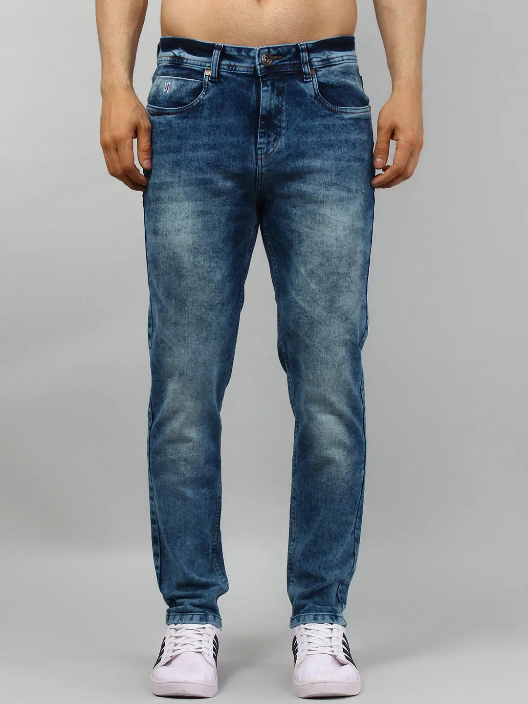 Dark Wash Ferdinand Slim Tapered Jeans TIM PARIS