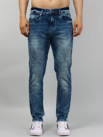 Dark Wash Ferdinand Slim Tapered Jeans TIM PARIS