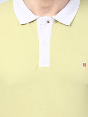 Dried Moss Solid Polo Tshirt