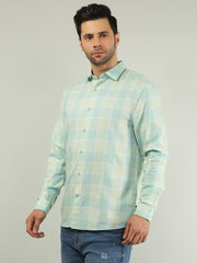 Sky Checkered Regular Fit Shirt