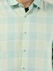 Sky Checkered Regular Fit Shirt