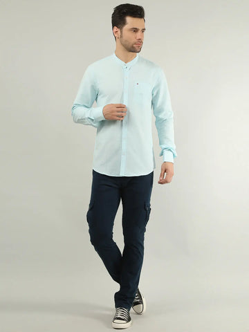 Sky Solid Regular Fit Shirt TIM PARIS